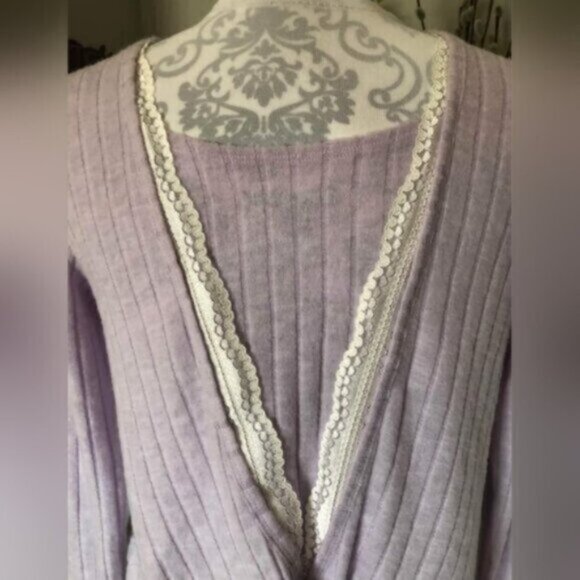 Abercrombie Lace Sweater Youth Girls sz 16 - Picture 9 of 12